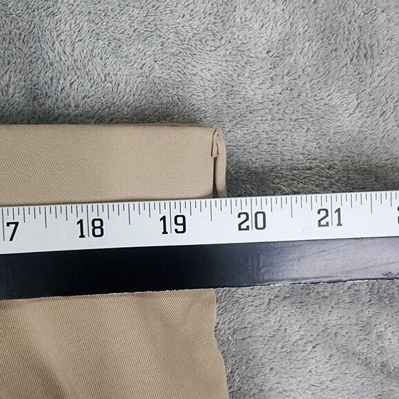 Men's Pro Tour Khaki Dress Pants Golf Hi Rise Polyester Stretch Size 38x29 - Picture 10 of 13